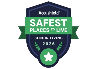 Charter Senior Living of Annapolis Recognized as Safest Places to Live™ for 2026
